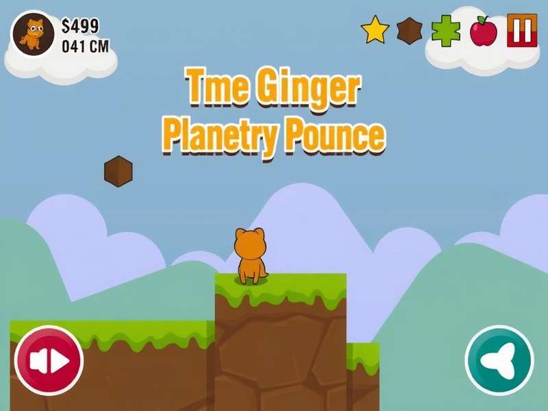 Ginger Planetary Pounce Game Screenshot